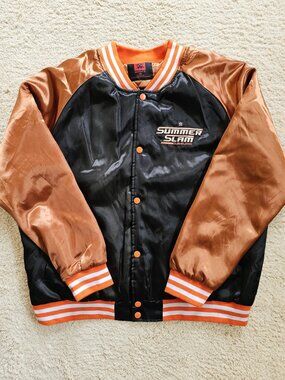 WWE SummerSlam Cleveland 2024 Satin Varsity Bomber Jacket 3XL